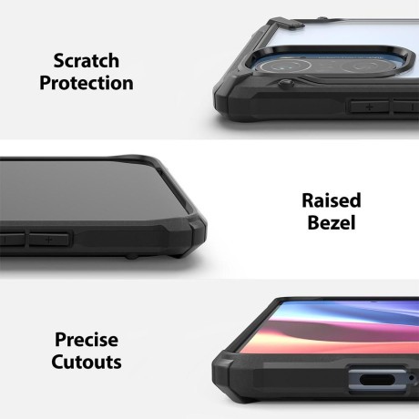 Оригинальный чехол Ringke Fusion X Design durable для Xiaomi Mi 11i/Poco F3/Redmi K40/K40 Pro -Camo Black