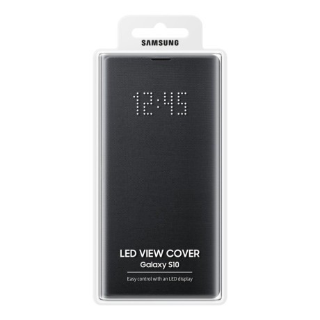 Оригінальний чохол-книжка Samsung LED View Cover Samsung Galaxy S10 white (EF-NG973PWEGRU)