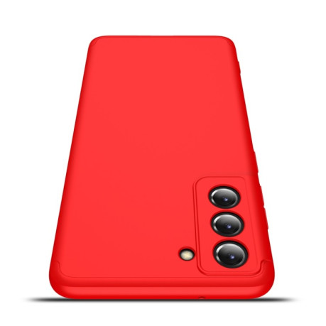 Противоударный чехол GKK Three Stage Splicing на Samsung Galaxy S21 FE - красный