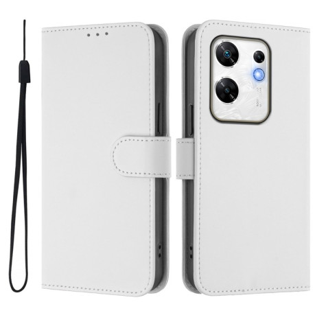 Чехол-книжка Skin Feel Solid Color Leather для Infinix Zero 30 4G - белый