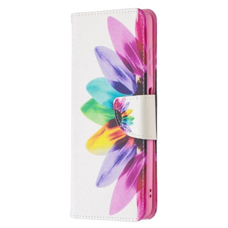 Чехол-книжка Colored Drawing Series на Xiaomi Mi Poco X3 / Poco X3 Pro - Sun Flower