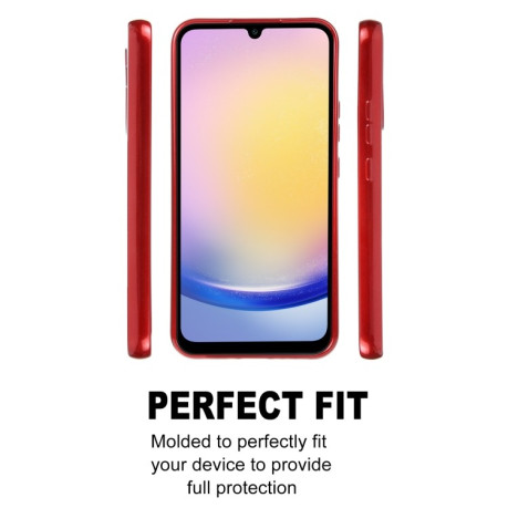 Противоударный чехол MERCURY GOOSPERY PEARL JELLY для Samsung Galaxy A25 - красный