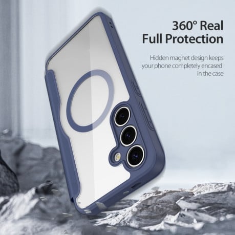 Чохол-книжка DUX DUCIS Skin X Pro Series Magsafe  для Samsung Galaxy S25+ 5G - синій