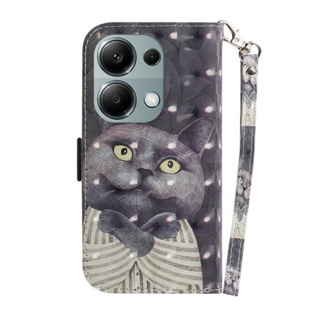 Чохол-книжка 3D Colored Horizontal для Xiaomi Redmi Note 14S/ 13 Pro 4G / POCO M6 Pro 4G - Cat