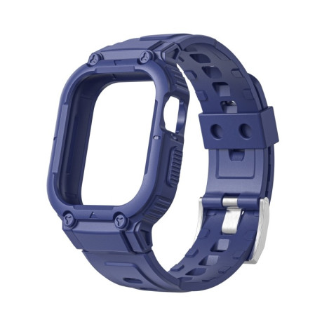 Силіконовий ремінець Armor для Apple Watch Series 8/7 45mm / 44mm / 42mm / 42mm - синій