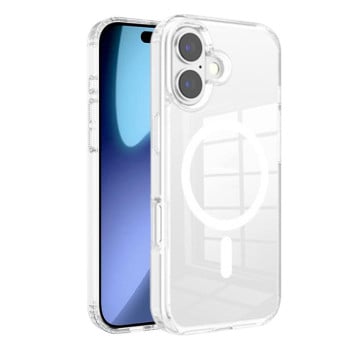 Протиударний чохол Kalebol Clear Space MagSafe для iPhone 17 - прозорий