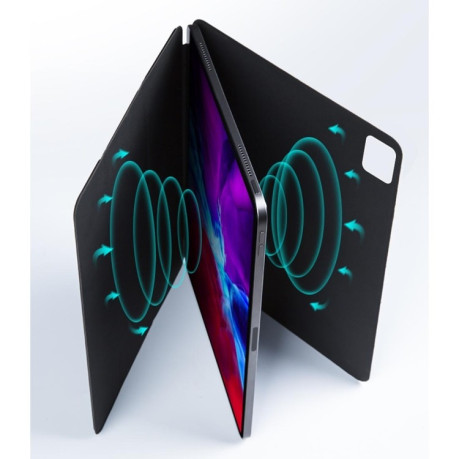 Магнитный чехол-книжка Benks Magnetic на  iPad Pro 12.9 (2021/2020) - голубой лед