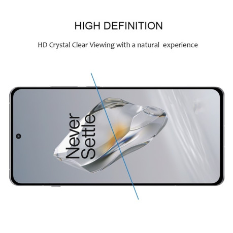 Захисне скло 9H HD 3D Curved Edge (Full Glue) для OnePlus 12 - чорне