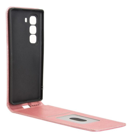 Чехол Magnetic Vertical Flip Leather для Infinix Hot 50 Pro 4G - золото