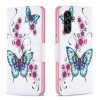 Чехол-книжка Colored Drawing Pattern для Samsung Galaxy A35 - Butterfly