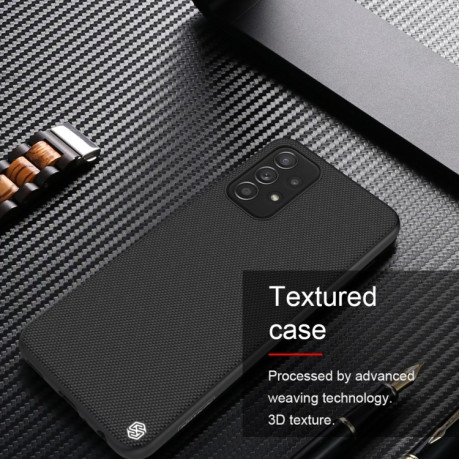 Ударозащитный чехол NILLKIN 3D Textured Nylon на Samsung Galaxy A23 4G - черный