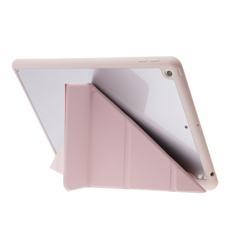 Чехол-книжка Deformation Acrylic для для iPad 9.7 2017/2018 (A1822/ A1823) - розовое золото