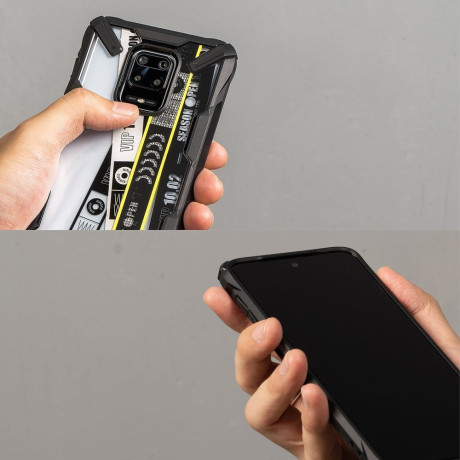 Оригинальный чехол Ringke Fusion X Design на Xiaomi Redmi Note 9 Pro / Redmi Note 9S black