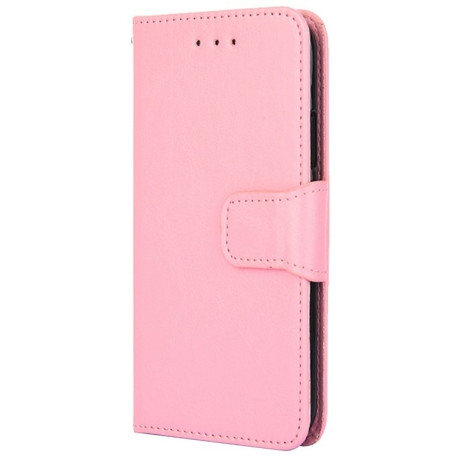 Чехол-книжка Crystal Texture для OPPO Reno12 F/12 FS 5G - розовый