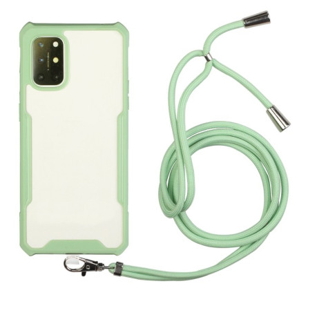 Чехол Acrylic Neck Lanyard для Xiaomi Redmi 9T/Poco M3 - светло-зеленый