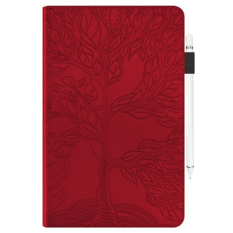 Чехол-книжка Tree Life Series Embossed Leather для Xiaomi Pad 7 / 7 Pro - красный