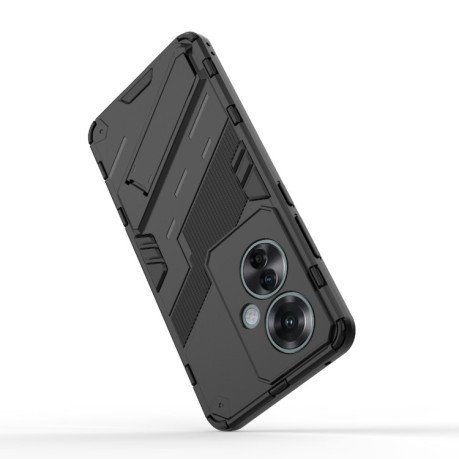 Противоударный чехол Punk Armor для OPPO Reno11 F 5G - красный