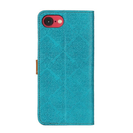 Чохол-книжка European Floral для iPhone 16e - синій
