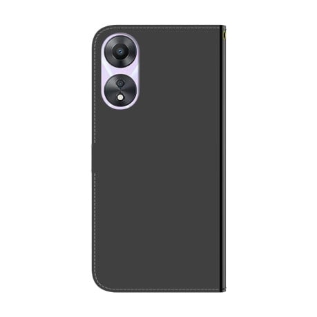 Чохол-книжка Lmitated Mirror для OPPO A58 4G - чорний