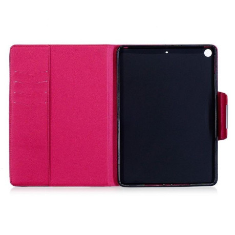 Чехол Double Color Magnetic Buckle Case на iPad 2017/2018 9.7 (A 1822/ A 1823)  - красный+черный