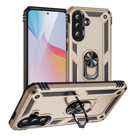Противоударный чехол HMC 360 Degree Rotating Holder на Samsung Galaxy A36 5G - золотой