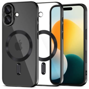 Чохол Tech-Protect MagFlex MagSafe на iPhone 17 - Clear Black