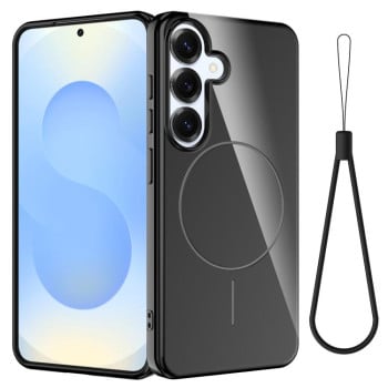 Чохол Glossy глянсовий з MagSafe на Samsung Galaxy S25 FE 5G - чорний