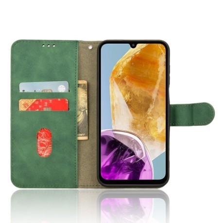 Чохол-книжка Skin Feel Magnetic для Samsung Galaxy M15 5G - зелений