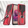 Противоударный чехол Armor 2 in 1 для Xiaomi Redmi Note 10/10s/Poco M5s - красный