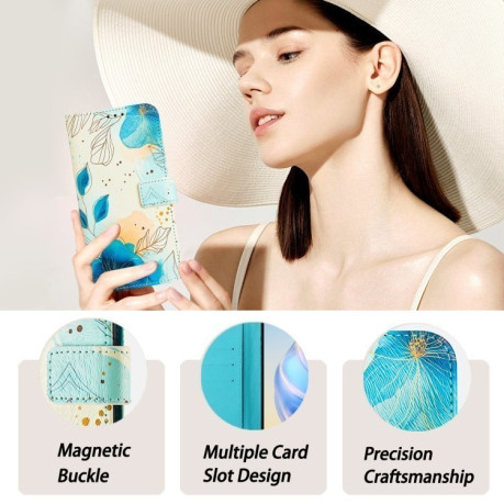 Чохол-книжка Colored Drawing Pattern для iPhone 16e - кольоровий