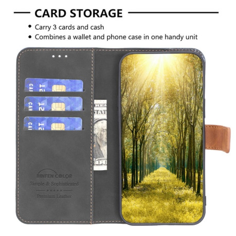 Чехол-книжка COLOR MATCHING SKIN FEEL для Samsung Galaxy M53 5G - черный
