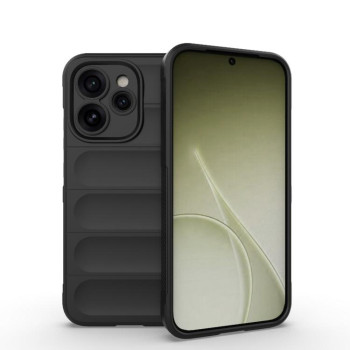 Силіконовий чохол Magic Flannel для OPPO Reno15 Pro 5G Global — чорний