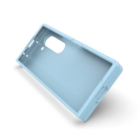 Силиконовый чехол Magic Flannel для Samsung Galaxy Fold 6 - синий