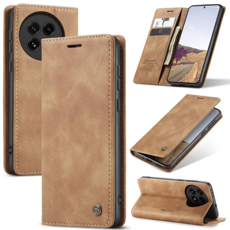 Чохол-книжка CaseMe-013 Multifunctional на OnePlus 13 - коричневий
