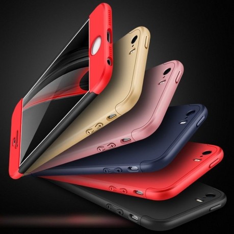 Противоударный чехол 3D Three Sectна iPhone SE 5S 5 -золотой