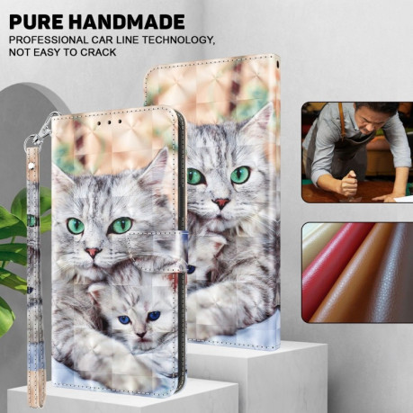 Чехол-книжка 3D Painting для iPhone 16 Pro Max - разноцветный