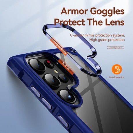 Протиударний чохол Lens Protection на Samsung Galaxy S24 Ultra 5G - синій
