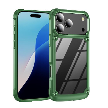 Противоударный чехол Lens Protection на iPhone 17 Pro - зеленый