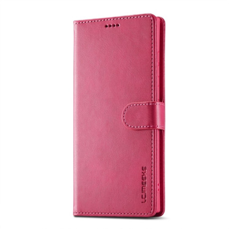Чехол книжка LCIMEEKE Calf Texture на Samsung Galaxy S25 Ultra 5G - красный