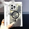 Чохол Tinfoil Texture MagSafe PC для iPhone 16 Pro Max - чорний