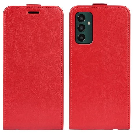 Флип-чехол R64 Texture Single на Samsung Galaxy M13 4G - красный