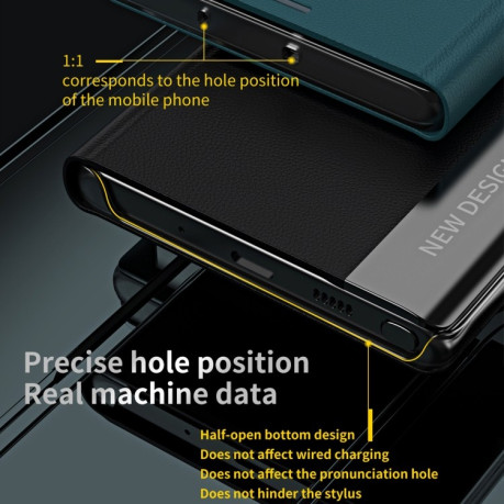 Чохол-книжка Electroplated Ultra-Thin для Xiaomi Poco F5 Pro - зелений