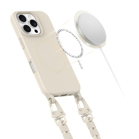 Чехол Tech-Protect MagNecklace MagSafe для iPhone 16 Pro - Beige