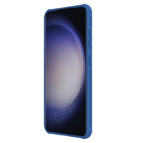 Противоударный чехол NILLKIN Black Mirror Series на Samsung Galaxy S24+ 5G - синий
