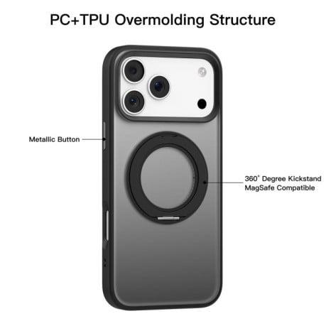Чохол Mutural Armor Series MagSafe Magnetic Holder на iPhone 17 Pro - синій
