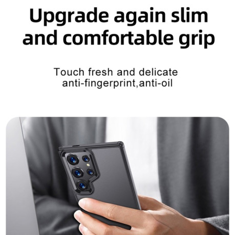 Противоударный чехол Armor Clear для Samsung Galaxy S24 Ultra 5G - черный