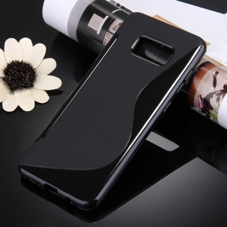 Силіконовий Чохол S-Shaped Anti-slip Frosted TPU Black для Sumsung Galaxy S8+ / G955