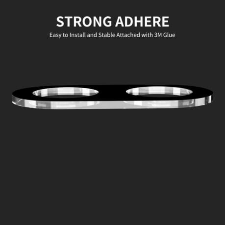 Комплект Защиты камеры ENKAY Hat-Prince 9H Round Edge на Samsung Galaxy  Flip 6 - черный