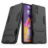Противоударный чехол Invisible Holder на Samsung Galaxy M31s - черный