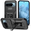Чохол із шторкою на камеру Sliding Camshield та підставкою на Google Pixel 10/10 Pro/9/9 Pro - чорний
